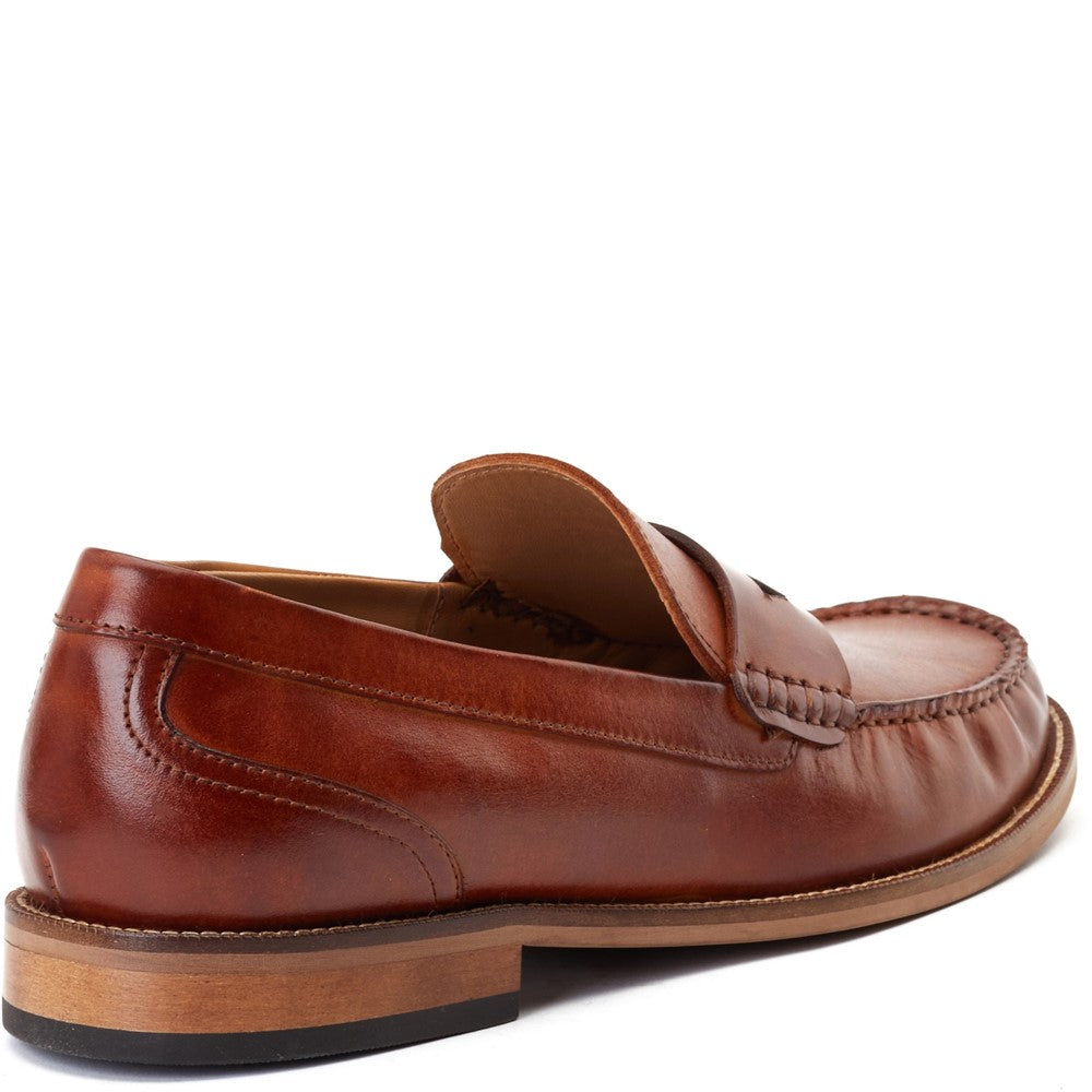 Garfield Washed Loafers Tan