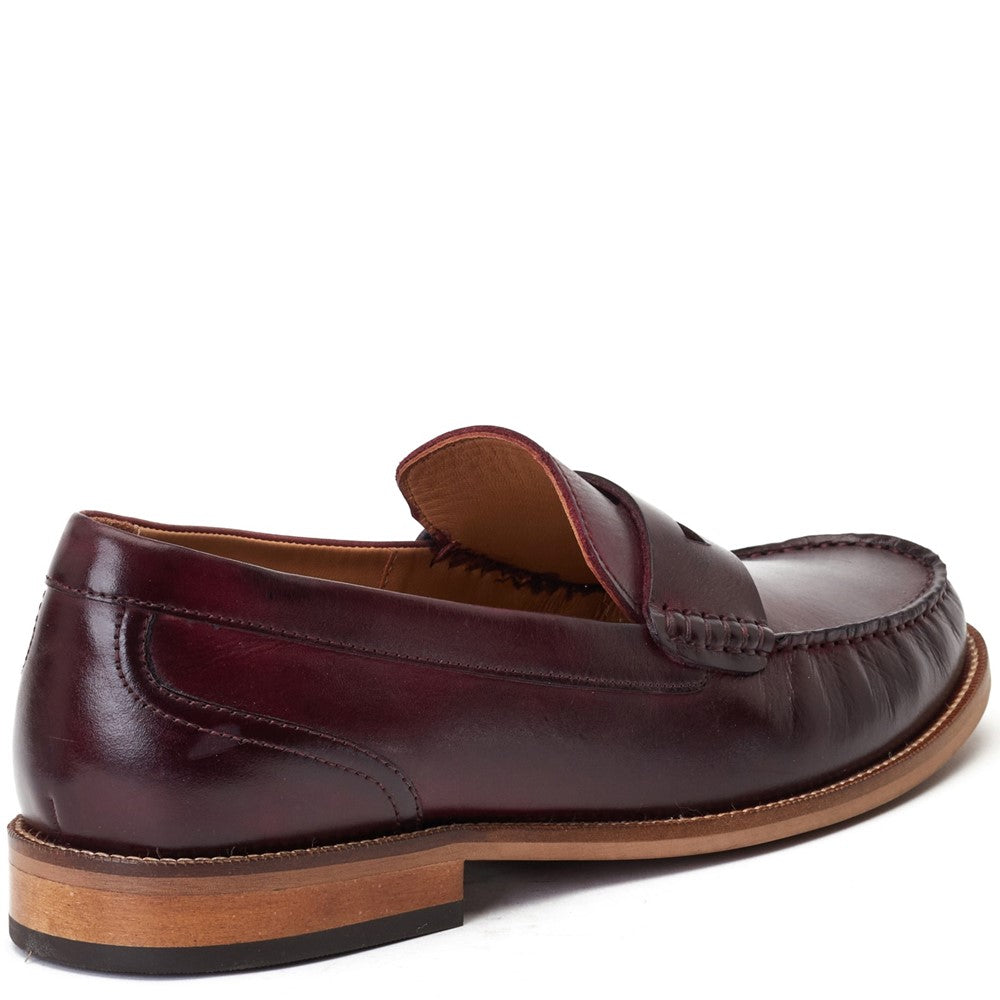 Garfield Washed Loafers Bordo