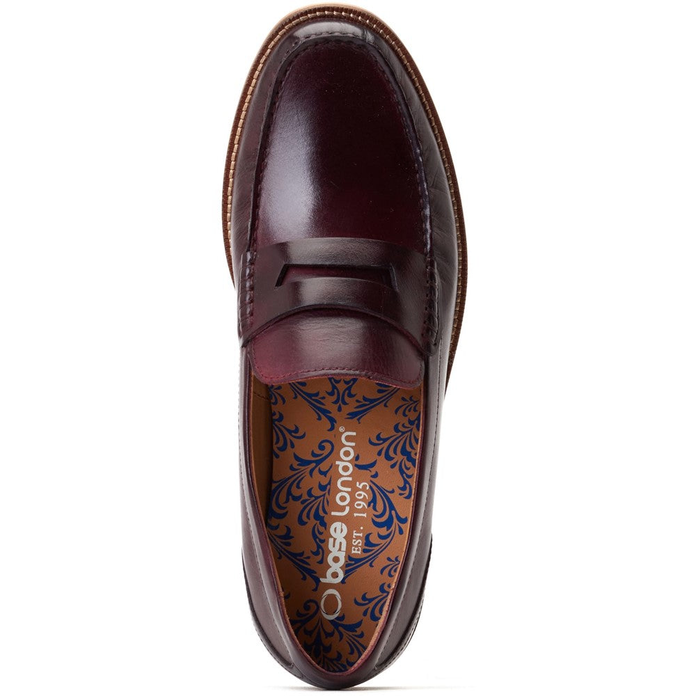 Garfield Washed Loafers Bordo