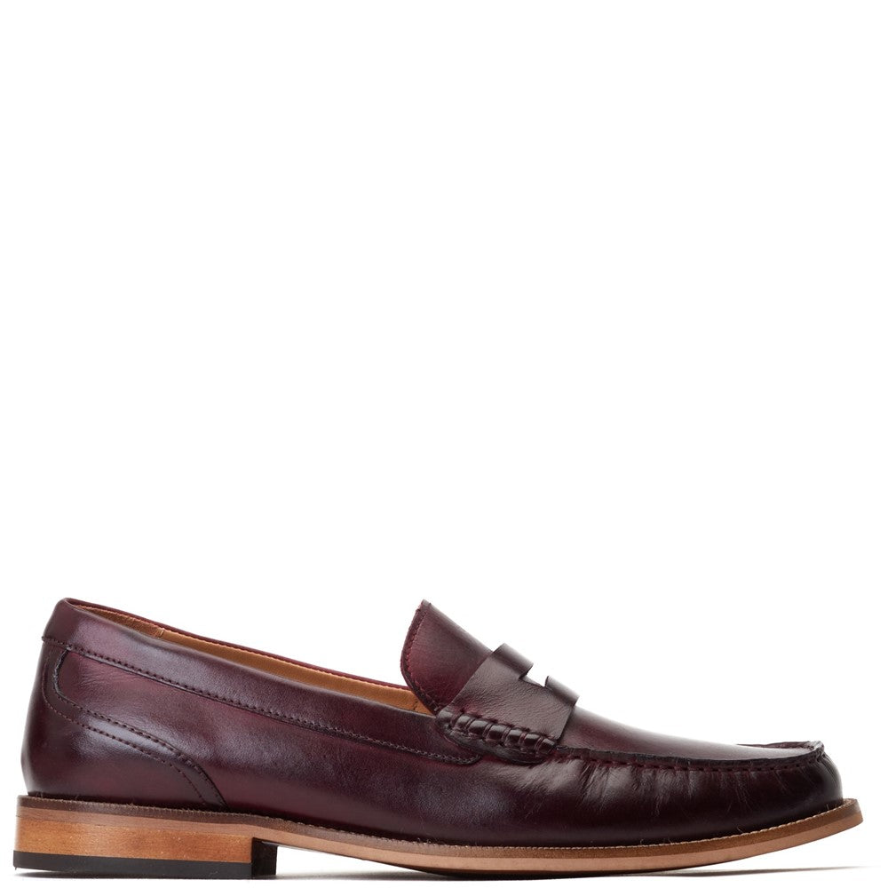 Garfield Washed Loafers Bordo