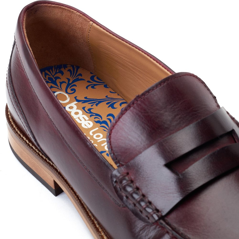 Garfield Washed Loafers Bordo