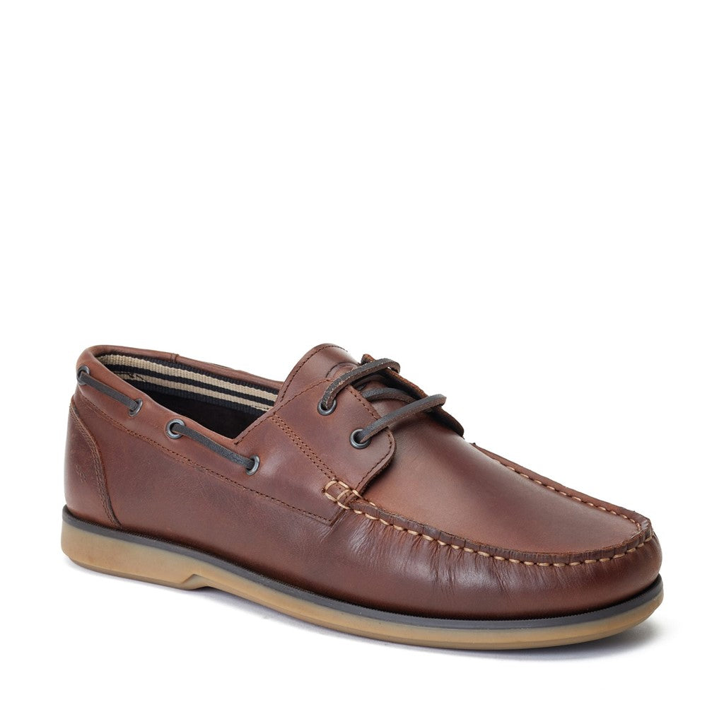 Stern Oil Pull Up Boat Shoes Brown