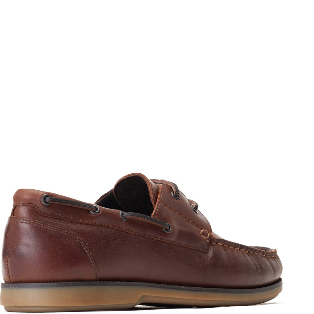 Stern Oil Pull Up Boat Shoes Brown