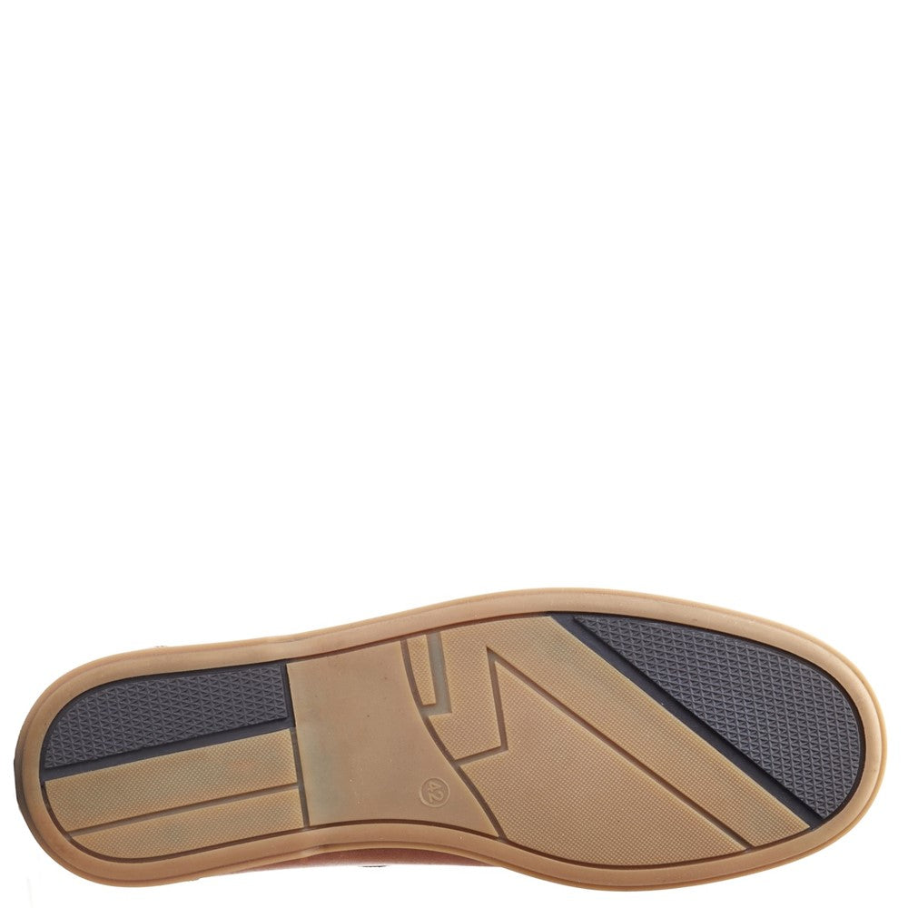 Stern Oil Pull Up Boat Shoes Tan