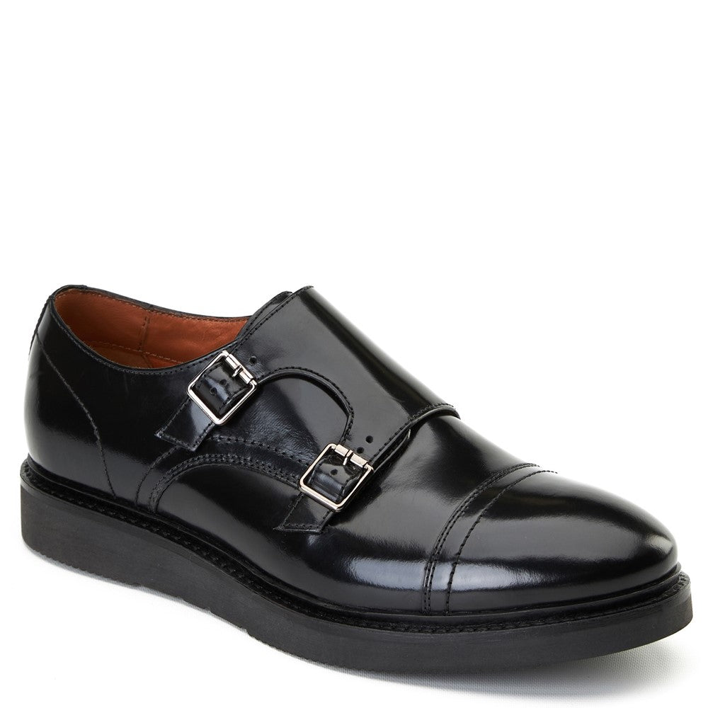 Knight Hi Shine Double Monk Black