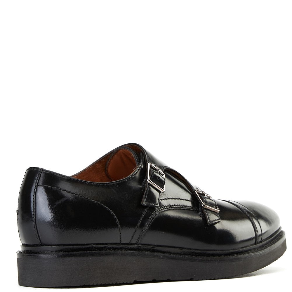 Knight Hi Shine Double Monk Black