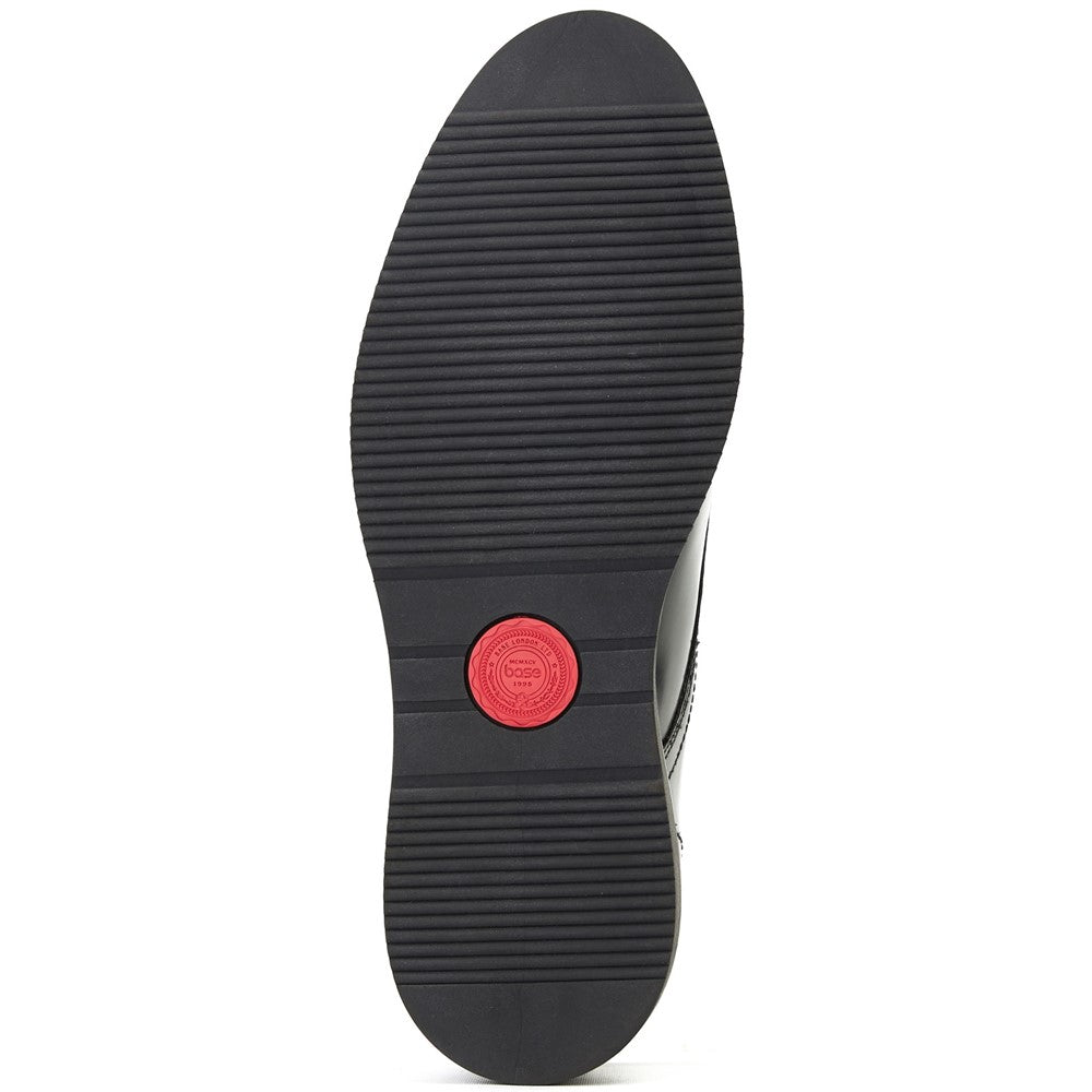 Knight Hi Shine Double Monk Black