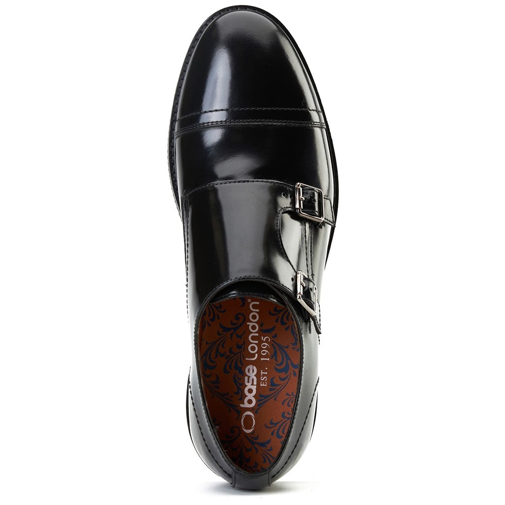 Knight Hi Shine Double Monk Black