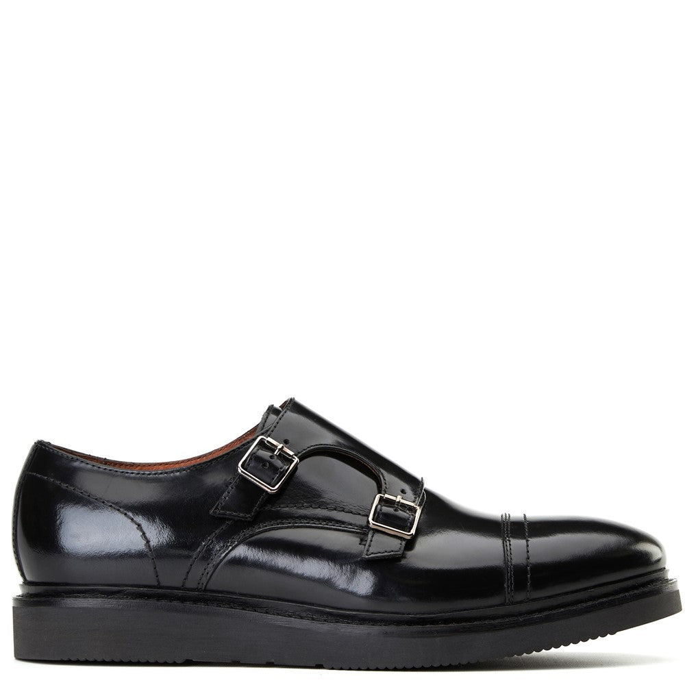 Knight Hi Shine Double Monk Black