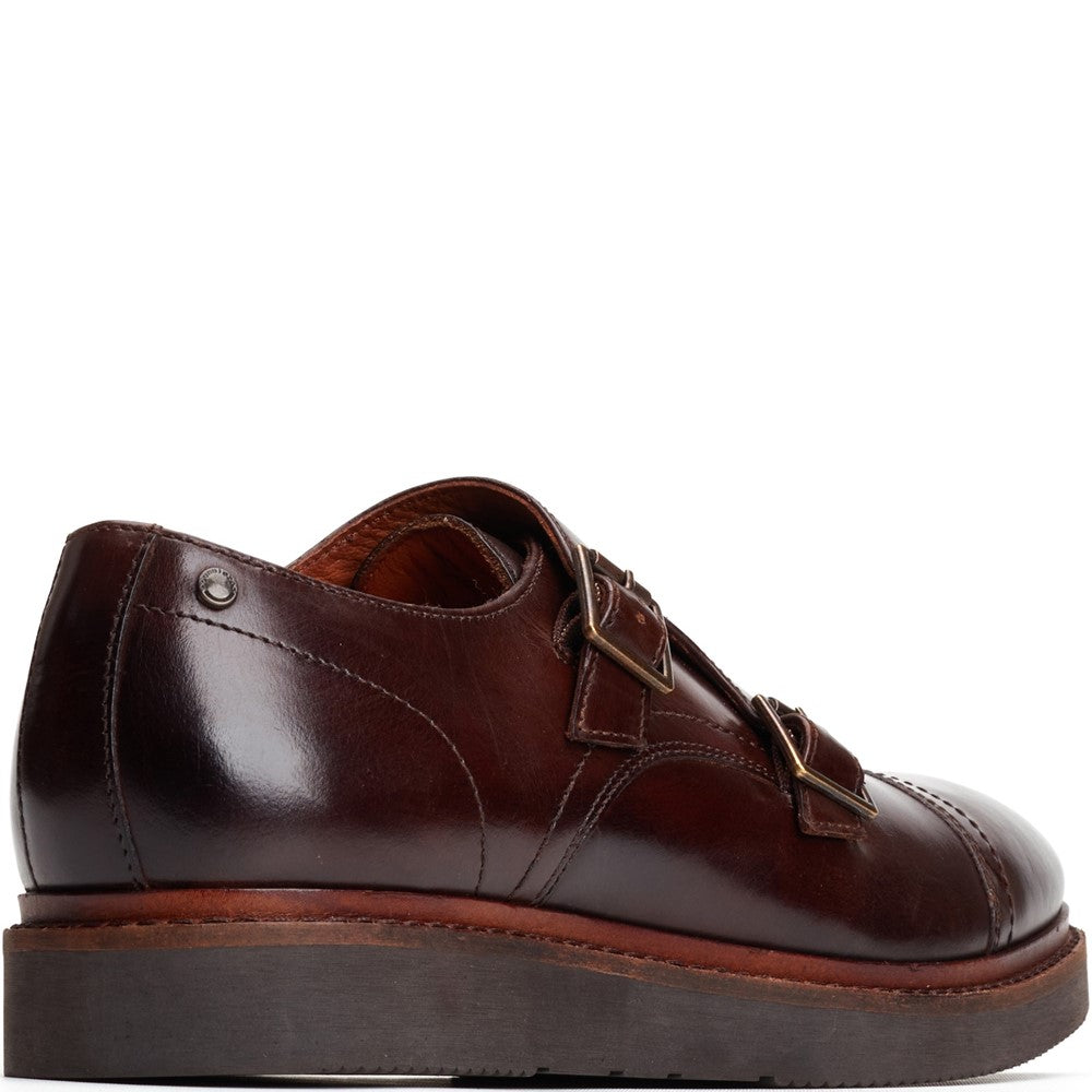 Knight Washed Double Monk Brown