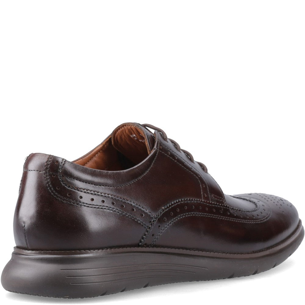 Flight 25 Leather Brogue Shoes Brown