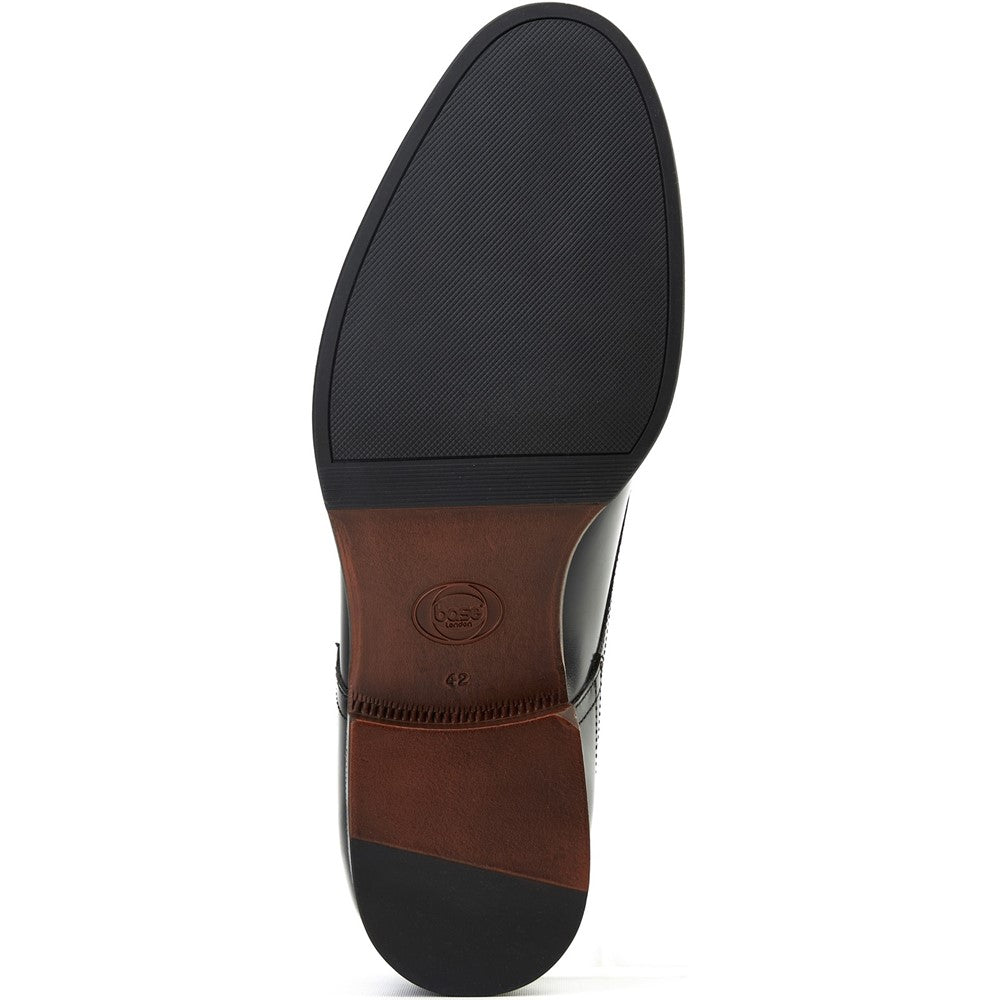 Edison Hi Shine Derby Shoes Black
