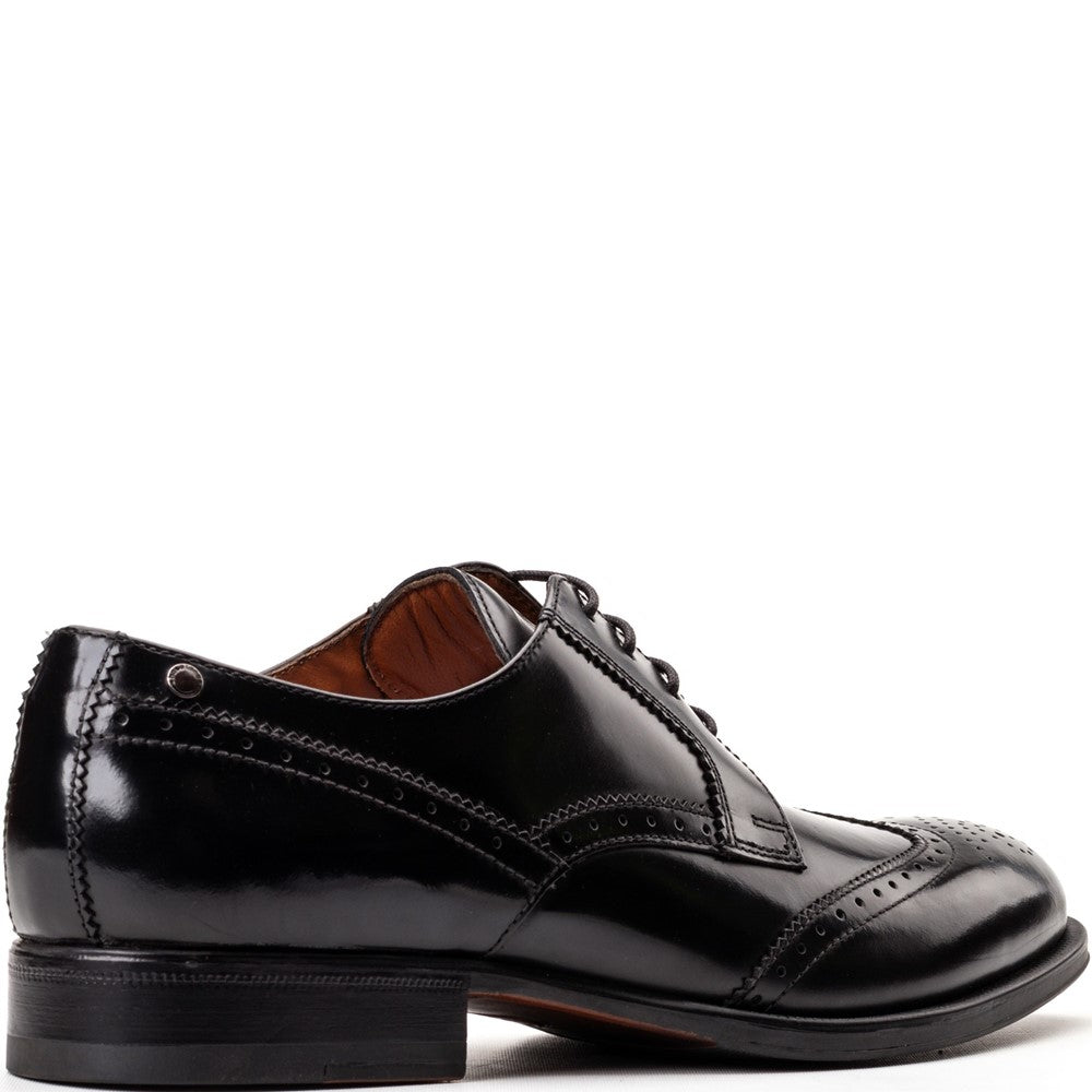 Bell Hi Shine Brogue Shoes Black
