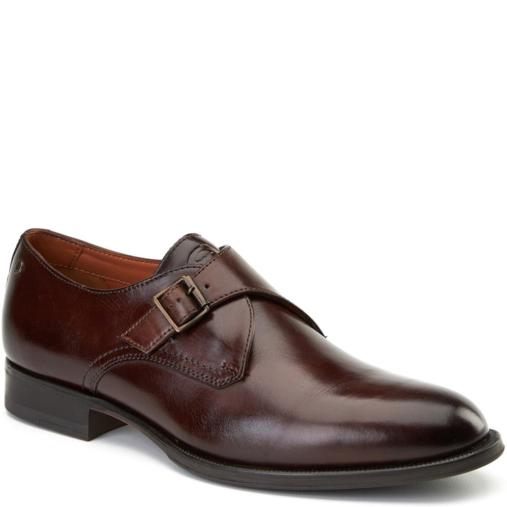 Faraday Washed Monk Strap Brown
