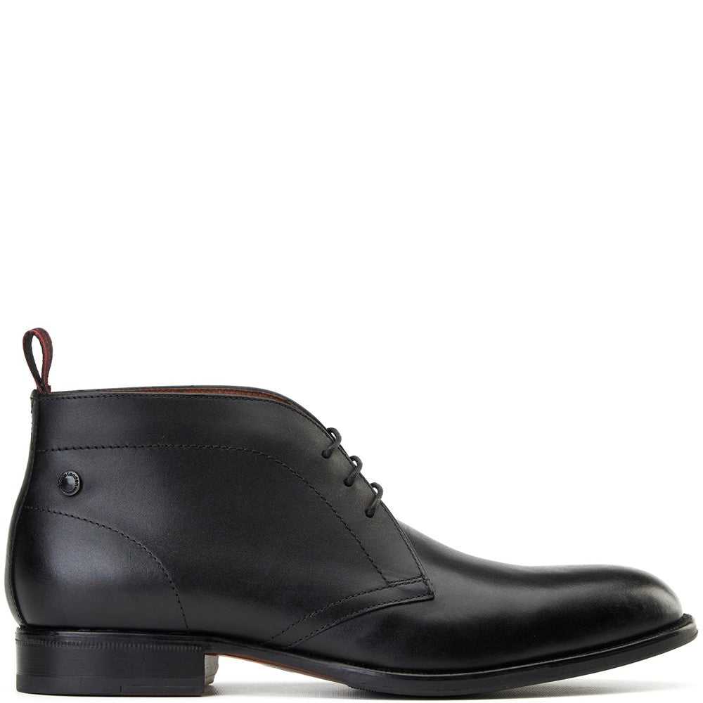 Wallis Waxy Chukka Boots Black