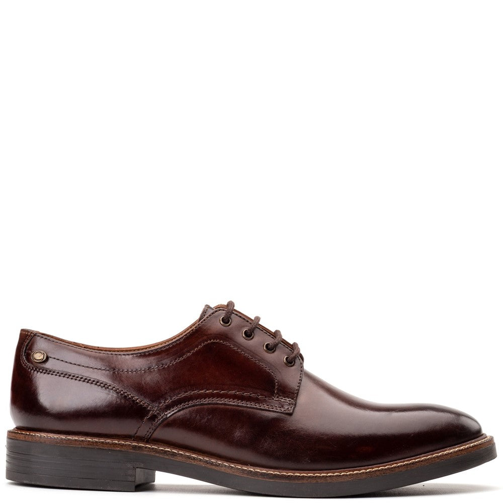 Durham Washed Derby Shoes Brown