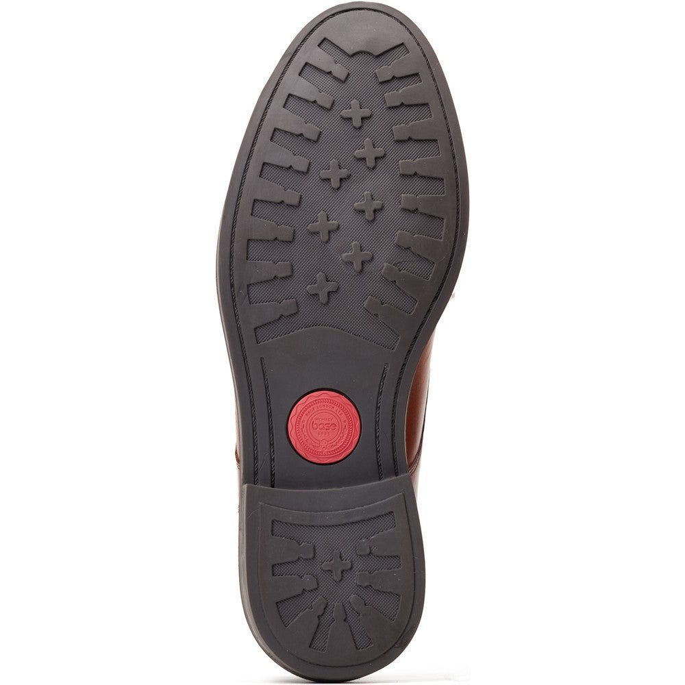 Plymouth Washed Toe Cap Boots Tan