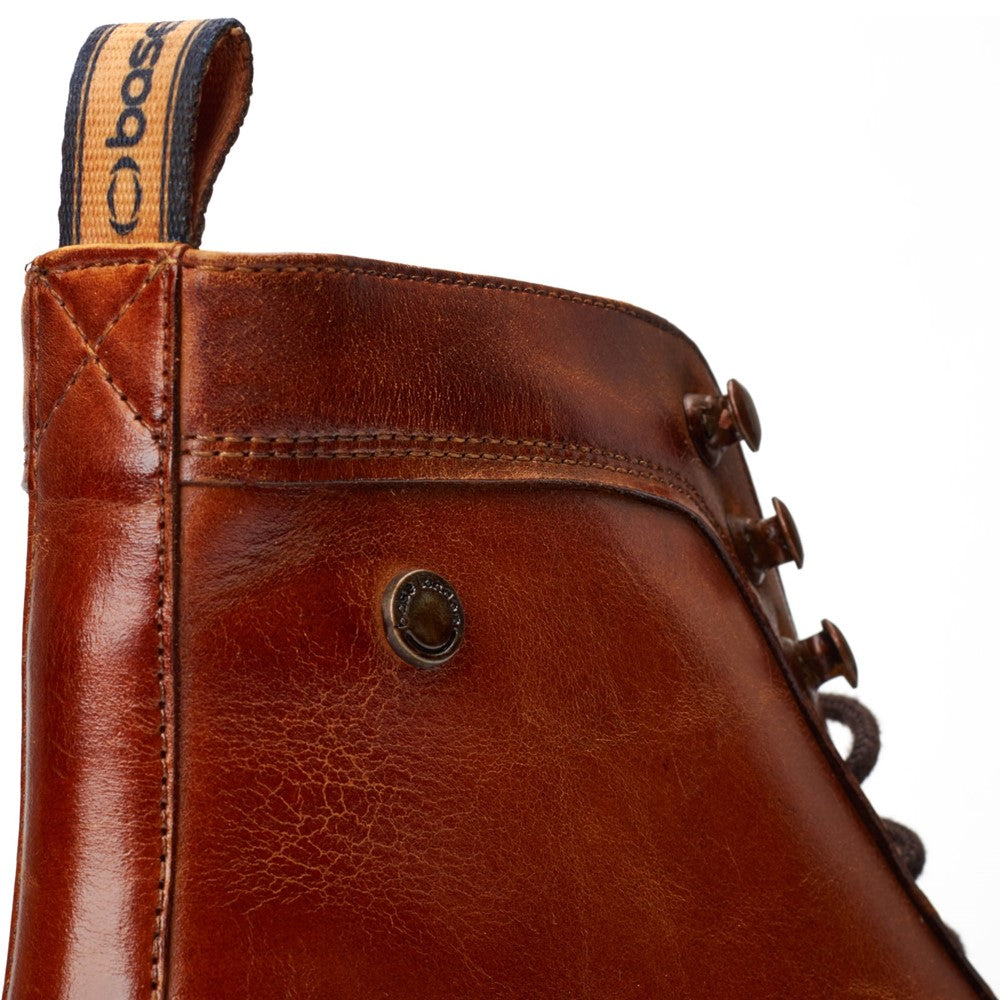 Plymouth Washed Toe Cap Boots Tan