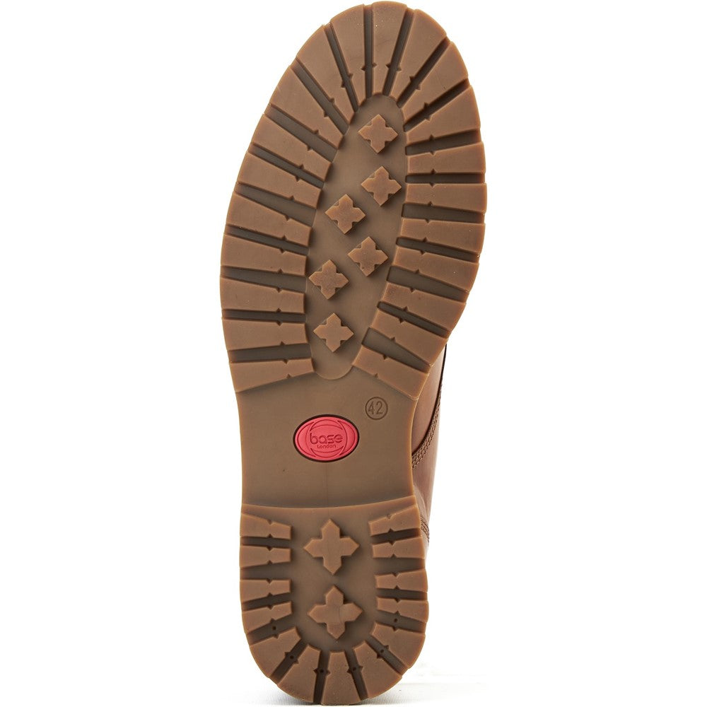 Nickel Pull Up Combat Boots Tan