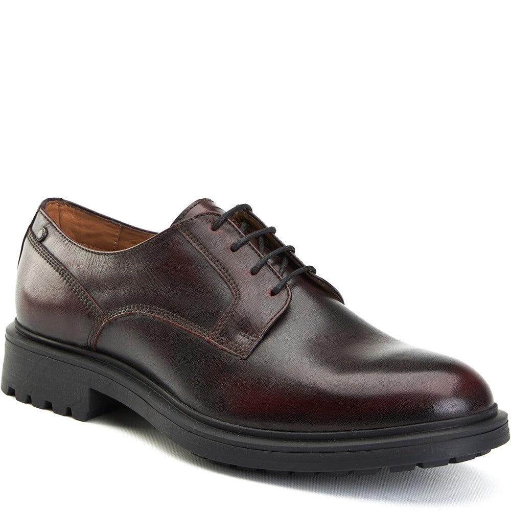 Locke Rub Off Derby Shoes Bordo