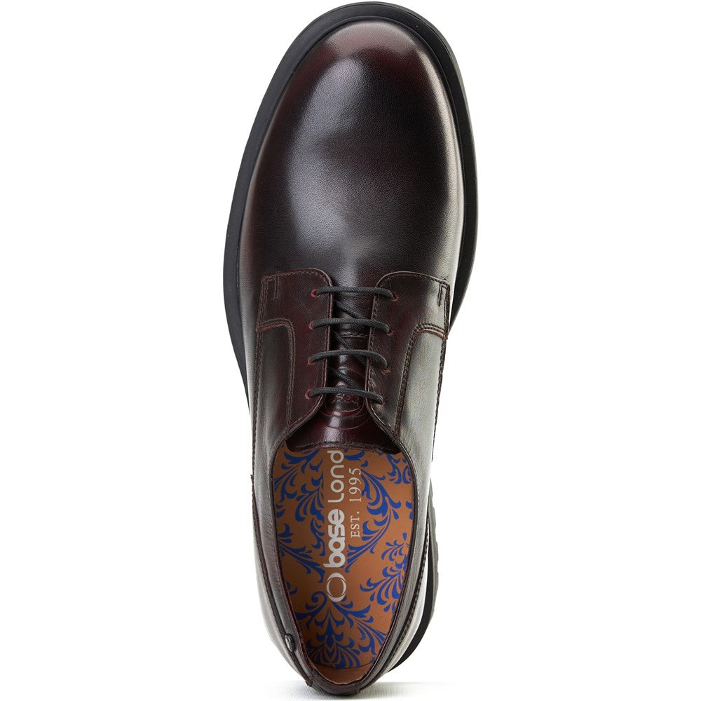 Locke Rub Off Derby Shoes Bordo