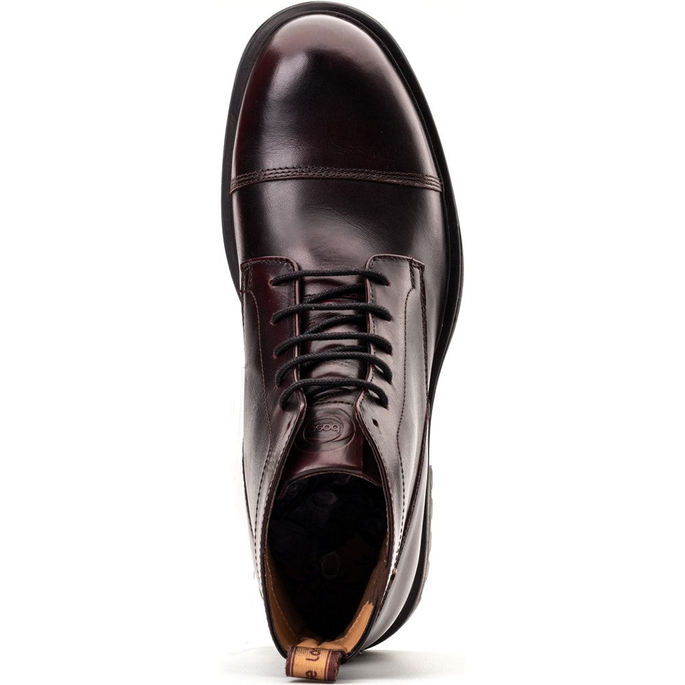Boulton Toe Cap Boots Bordo