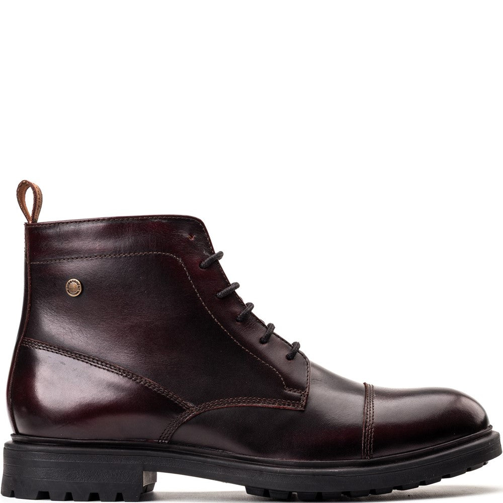 Boulton Toe Cap Boots Bordo