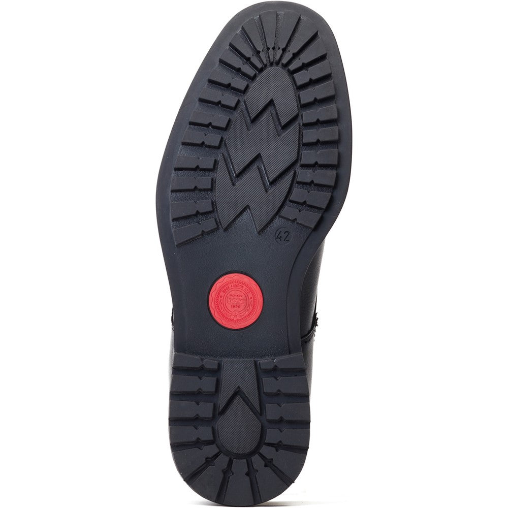 Banff Grain Toe Cap Boots Black