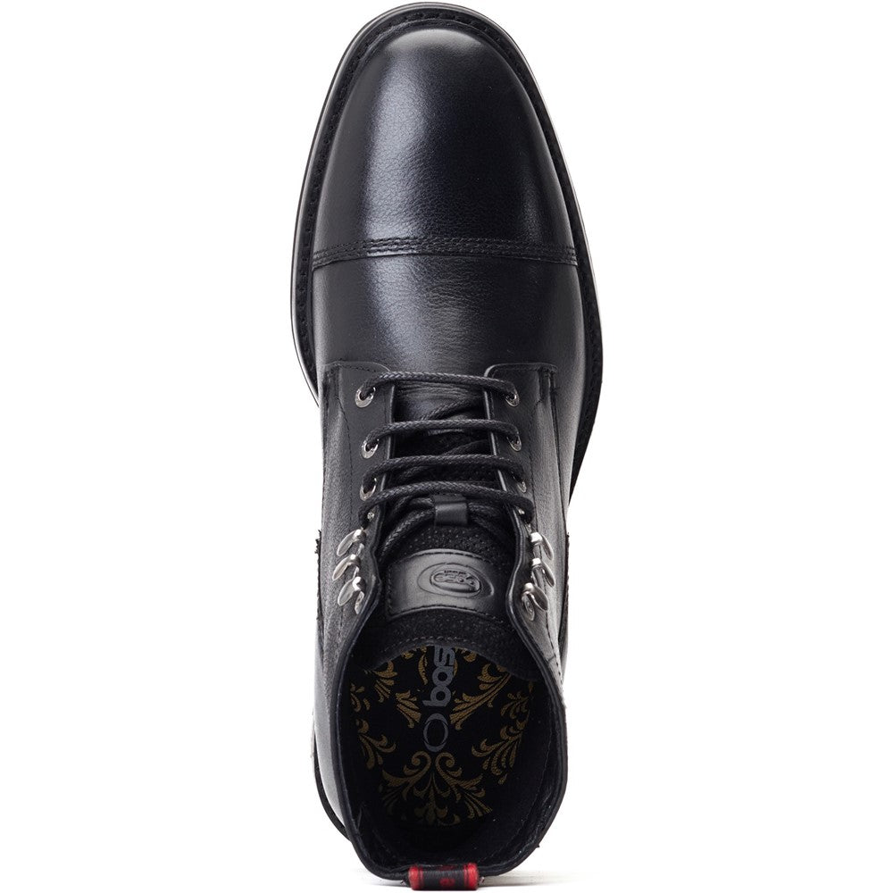 Banff Grain Toe Cap Boots Black
