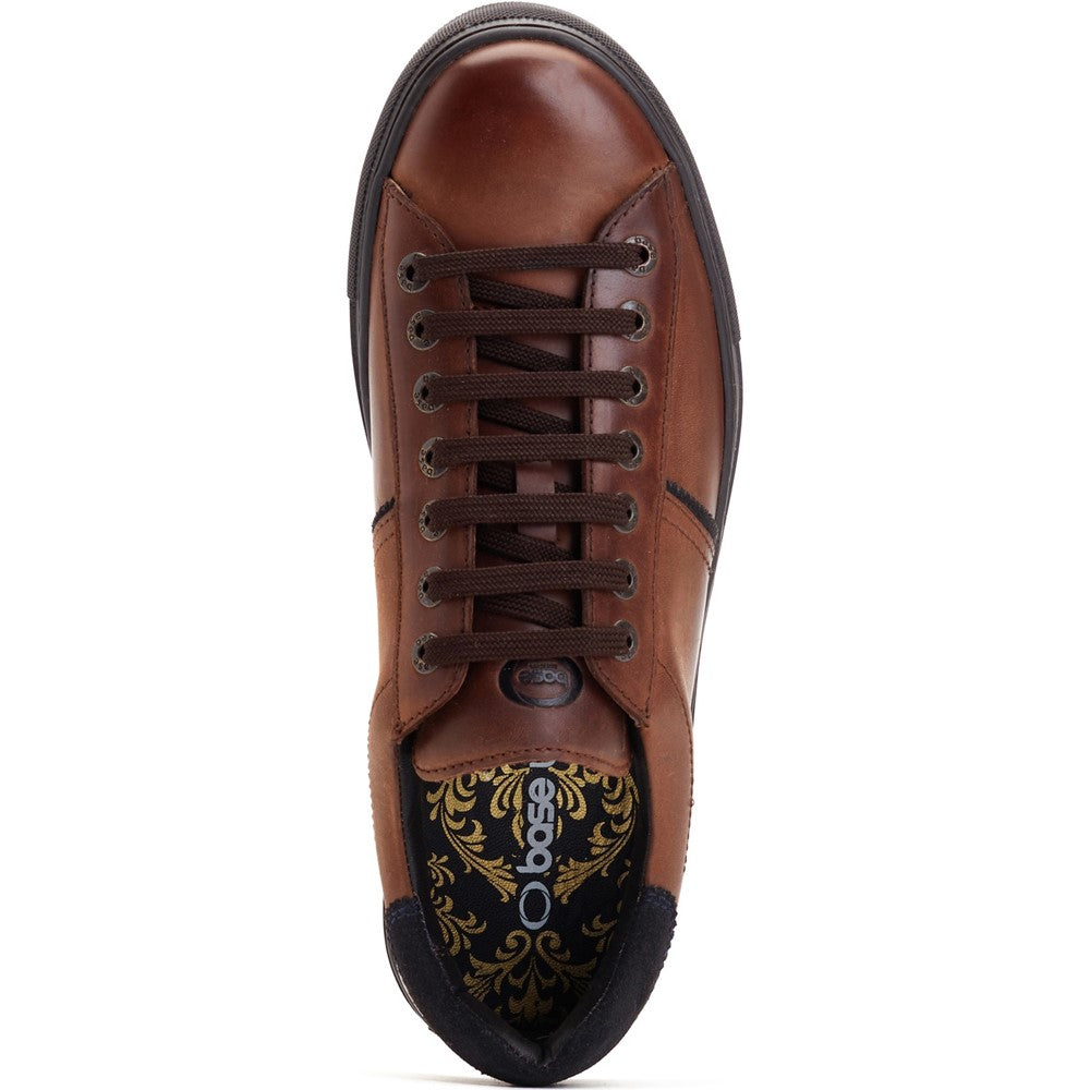 Beck Leather Trainers Brown