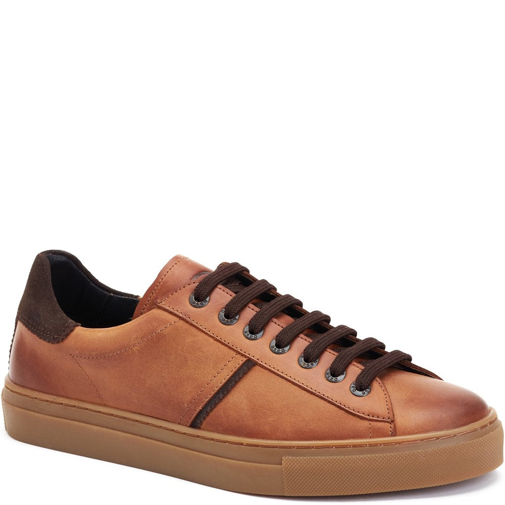 Beck Leather Trainers Tan