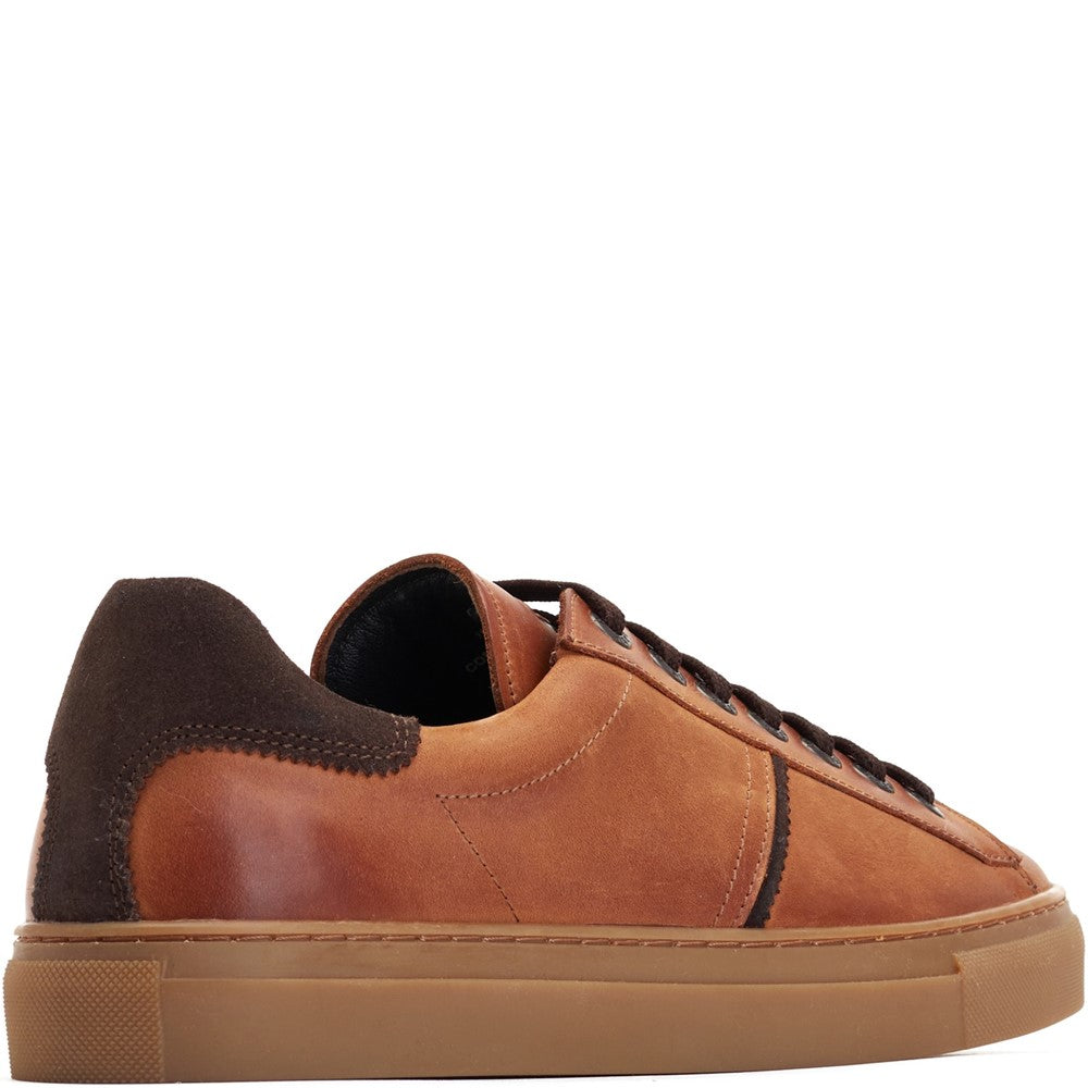 Beck Leather Trainers Tan