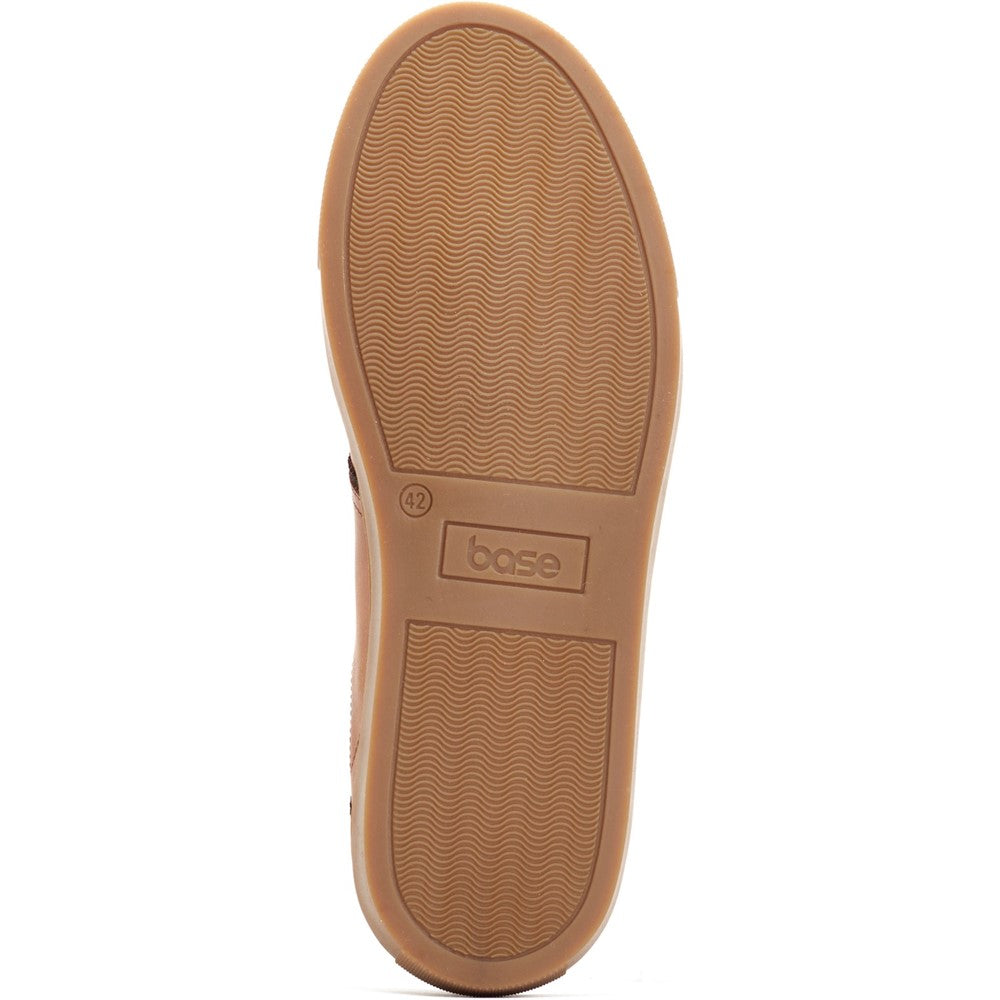 Beck Leather Trainers Tan