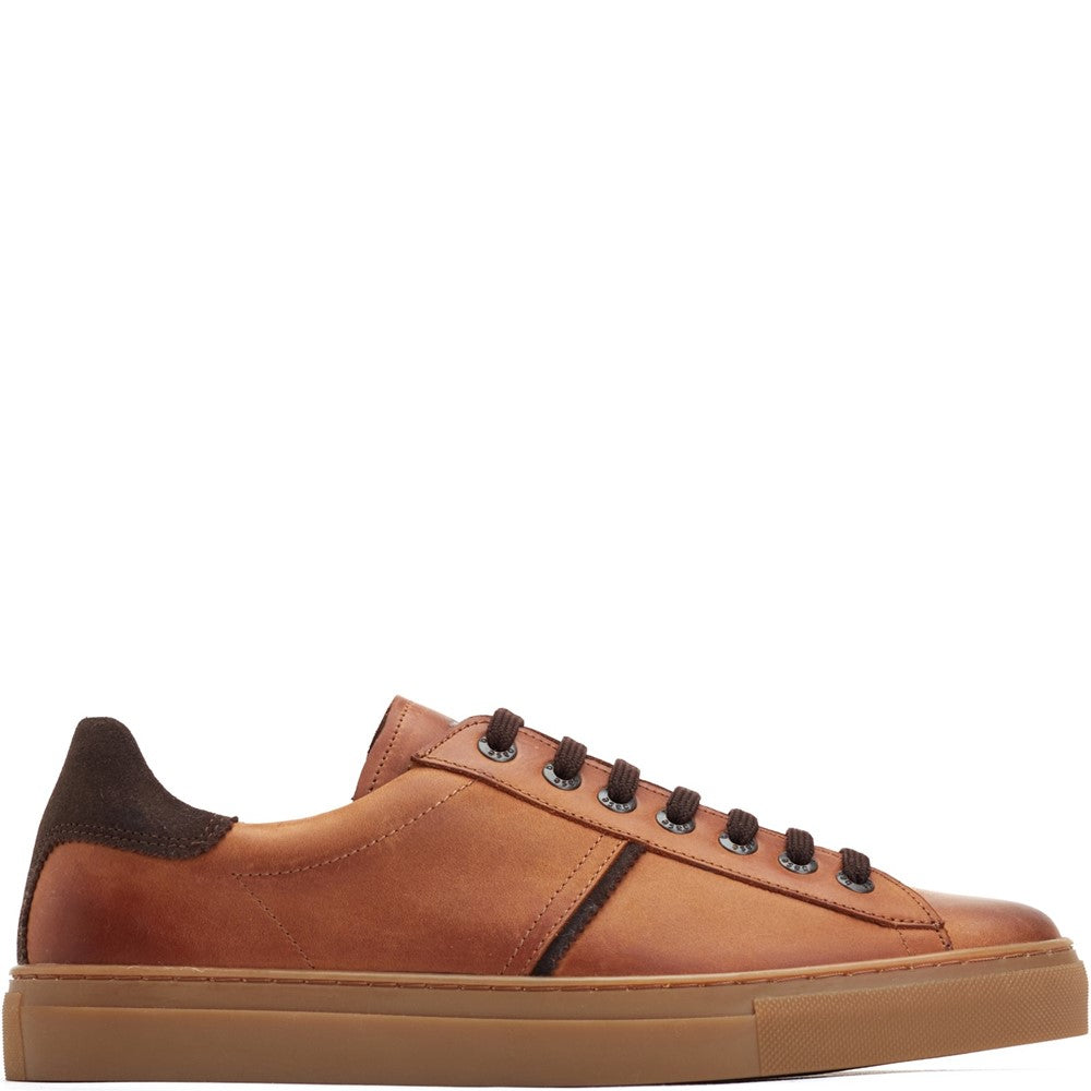 Beck Leather Trainers Tan