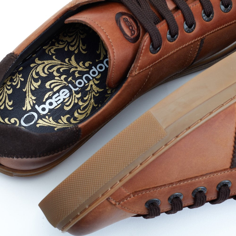Beck Leather Trainers Tan