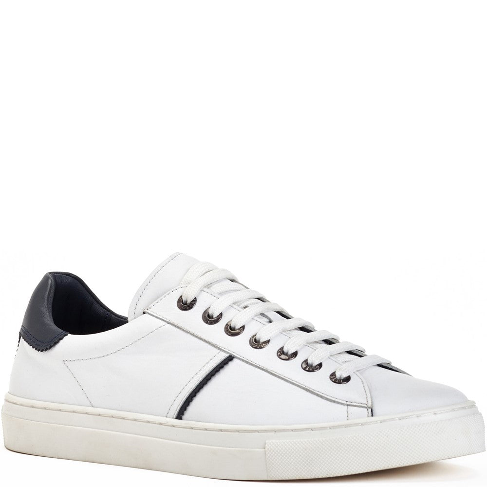 Beck Leather Trainers White