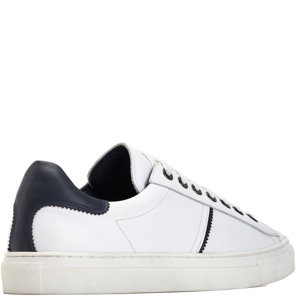 Beck Leather Trainers White