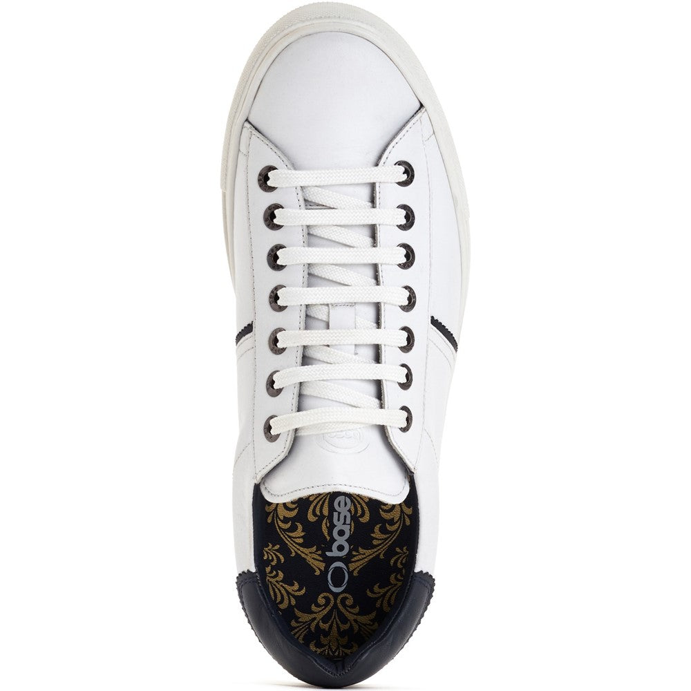 Beck Leather Trainers White