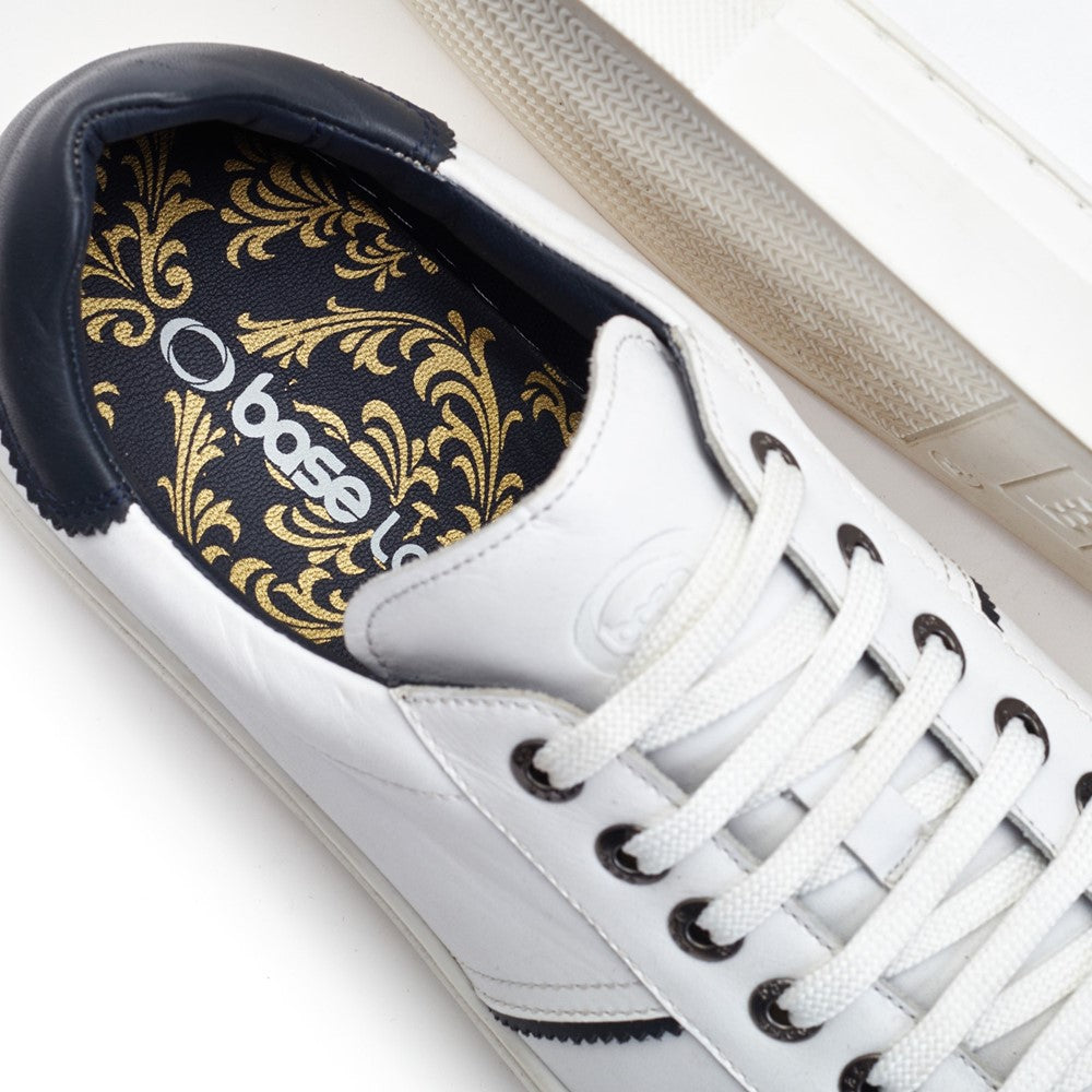 Beck Leather Trainers White