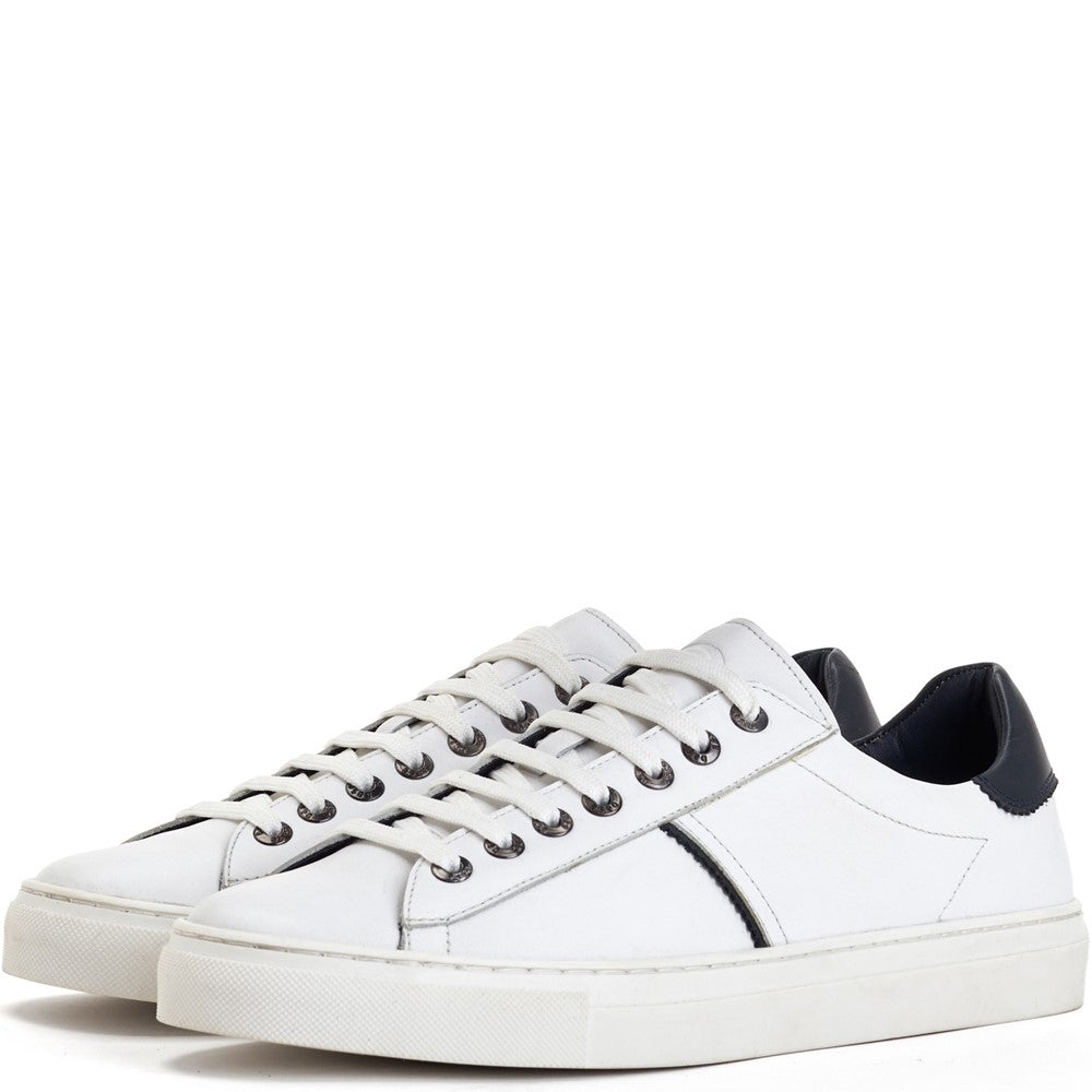 Beck Leather Trainers White