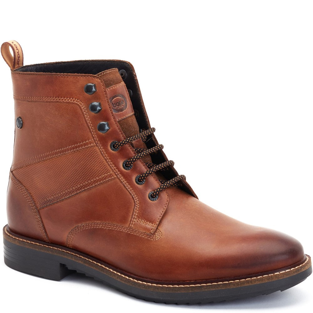 Dickson Pull Up Combat Boots Tan