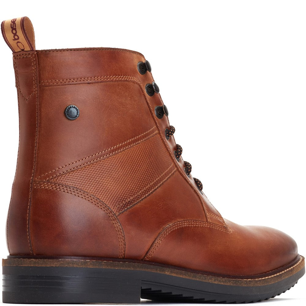 Dickson Pull Up Combat Boots Tan