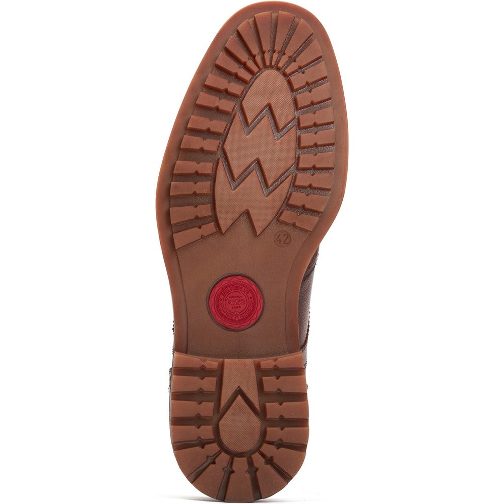 Yukon Grain Brogue Shoes Brown