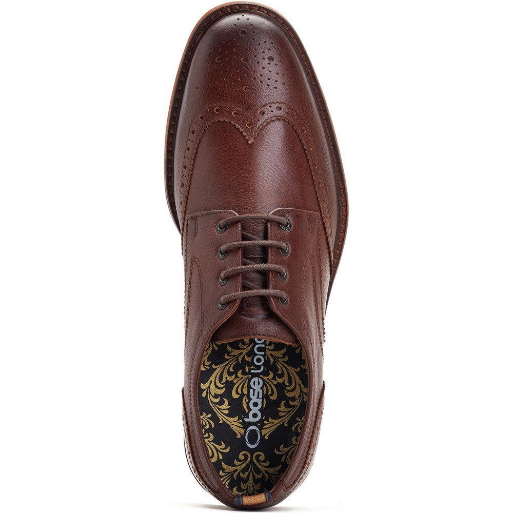 Yukon Grain Brogue Shoes Brown