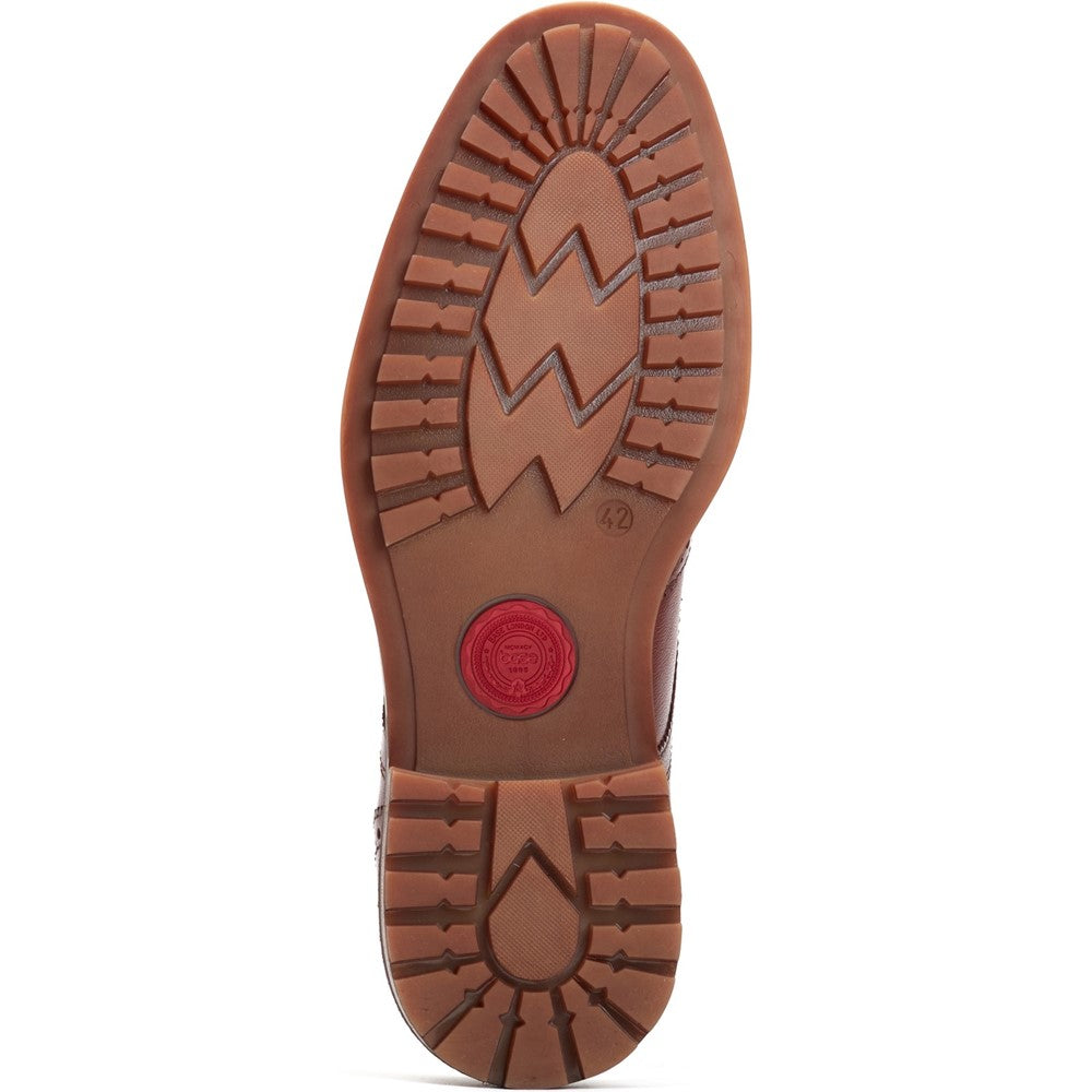 Yukon Grain Brogue Shoes Tan