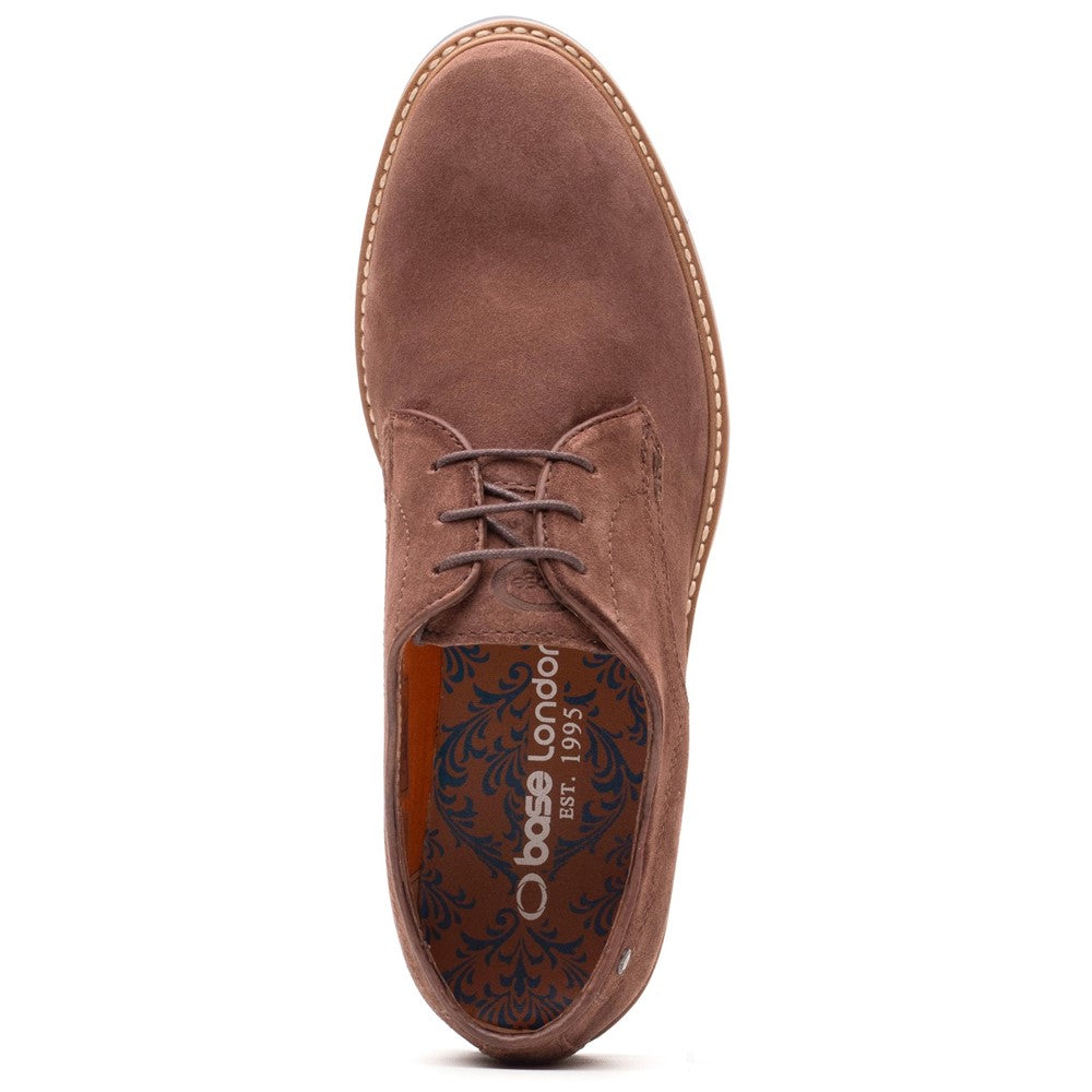 Strand Suede Derby Shoes Brown