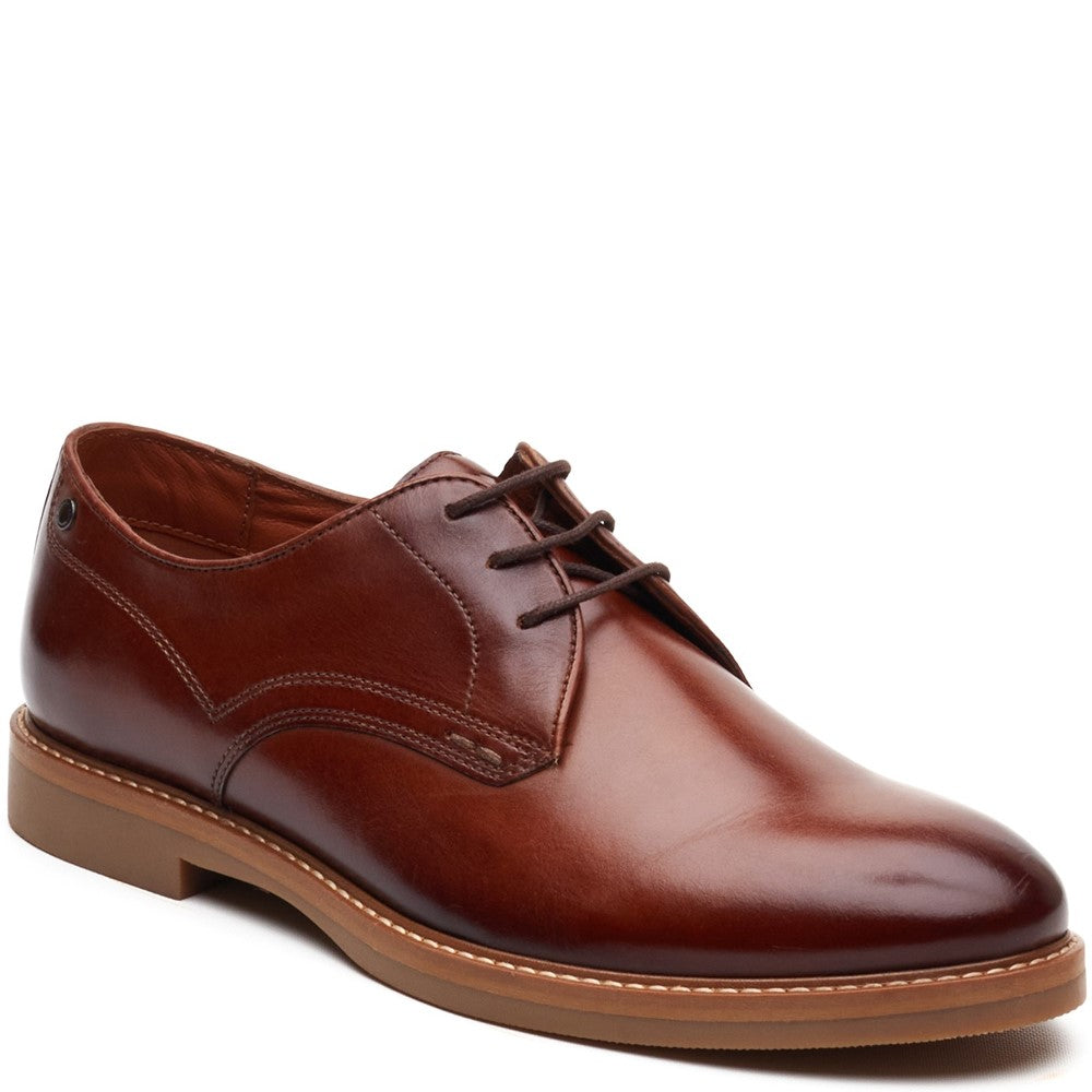 Strand Leather Derby Shoes Tan