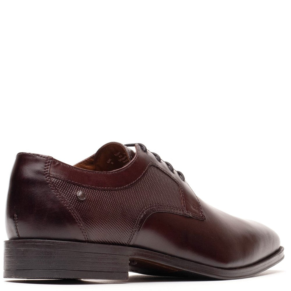 Dome Leather Derby Shoes Brown