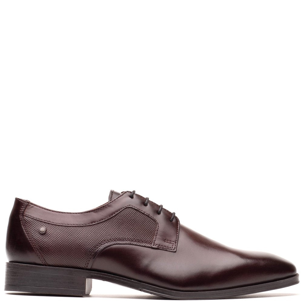 Dome Leather Derby Shoes Brown