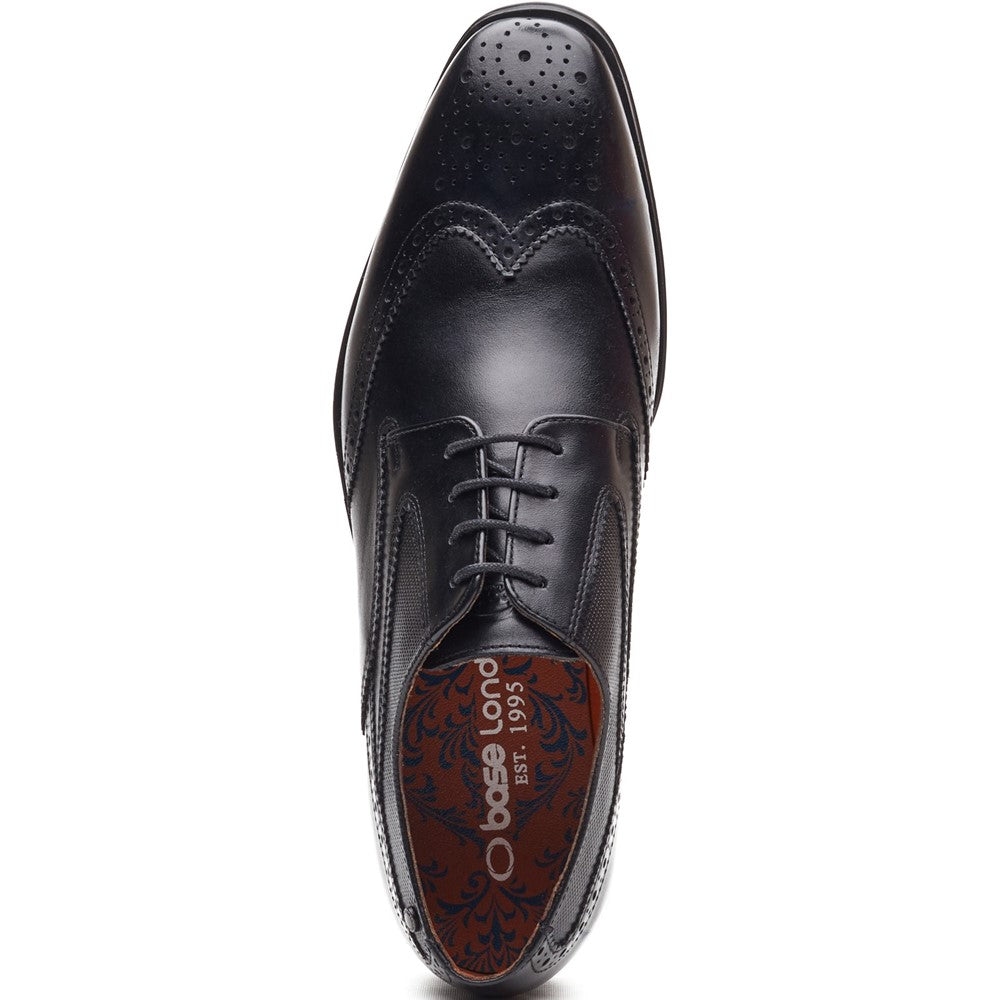 Steeple Leather Brogue Shoes Black